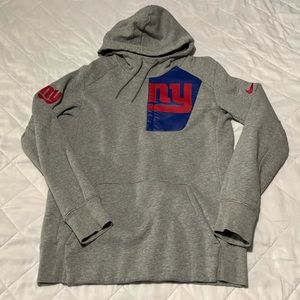 Nike NFL New York Giants Team Apparel Hoodie Sweatshirt Men Medium M EUC